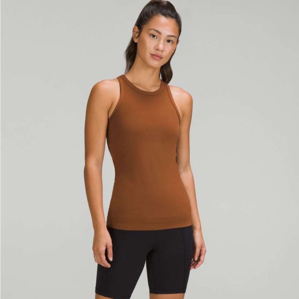 Align hip length racerback tank. Size 6